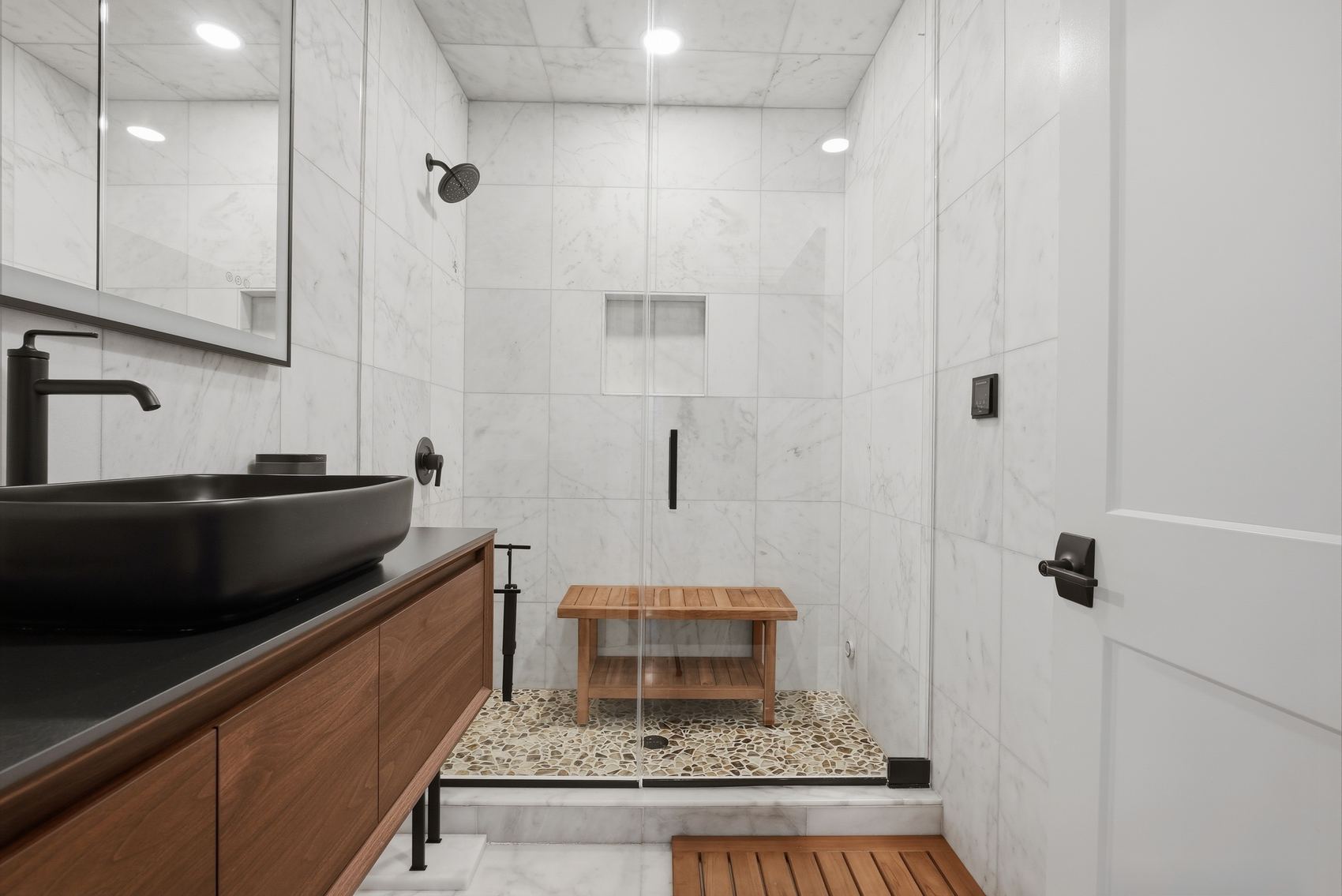 The steam room